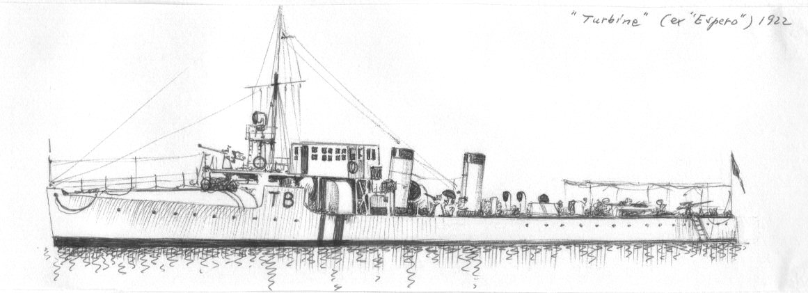 1922 - 'Turbine' ex 'Espero'